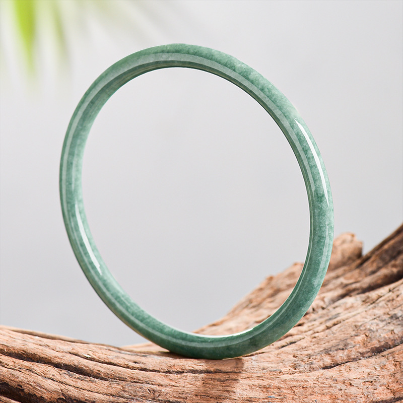 Women'S Accessories - Natural Burmese Jadeite Bracelet Bangle Real