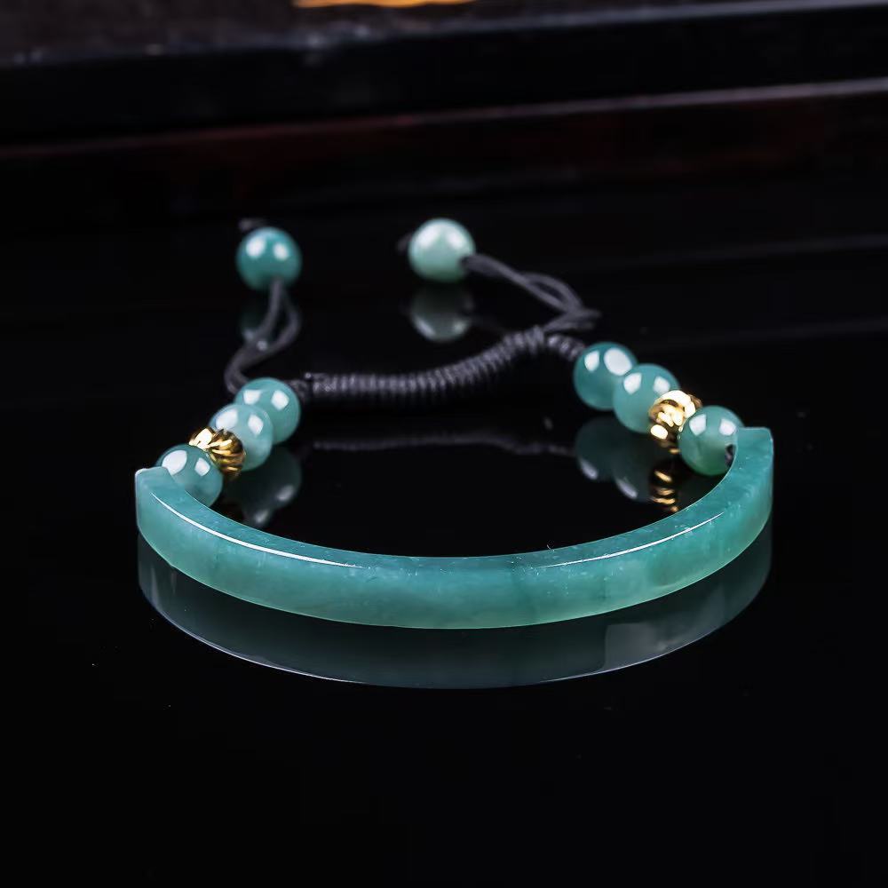 Women'S Accessories - Myanmar Jadeite Bracelet Accessories Carved Gemstone