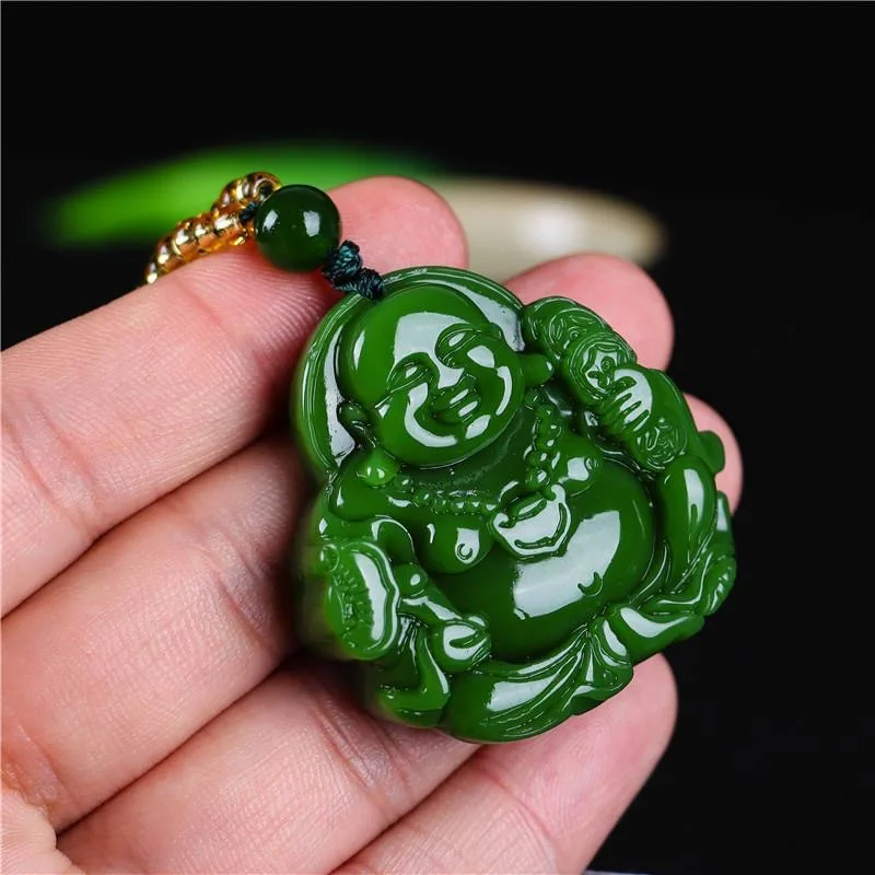 Chinese Green Jade Maitreya Bu - Women'S Accessories ulasan dan harga