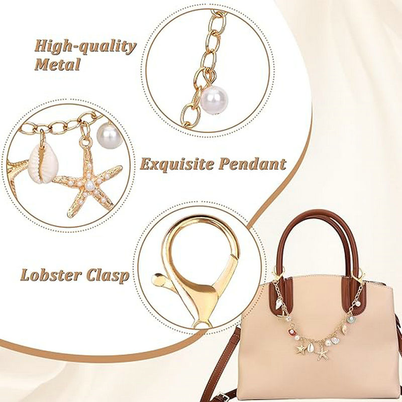 Bag Charms for Handbags Golden - Women Accessories Pack ulasan dan harga
