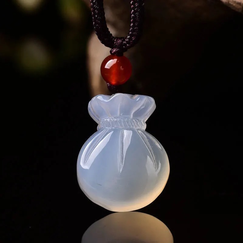 Natural Agate Blessing Bag Pen - Women Accessories Pack ulasan dan harga