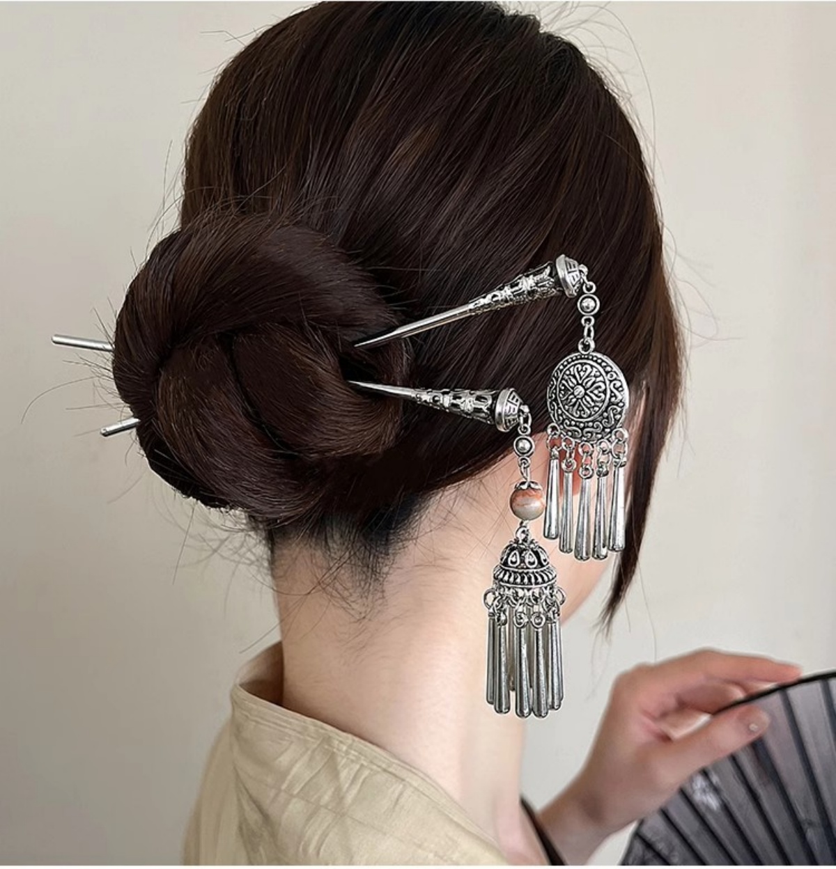 Elegant Women's Hairpin Antiqu - Pearl Hair Pin ulasan dan harga