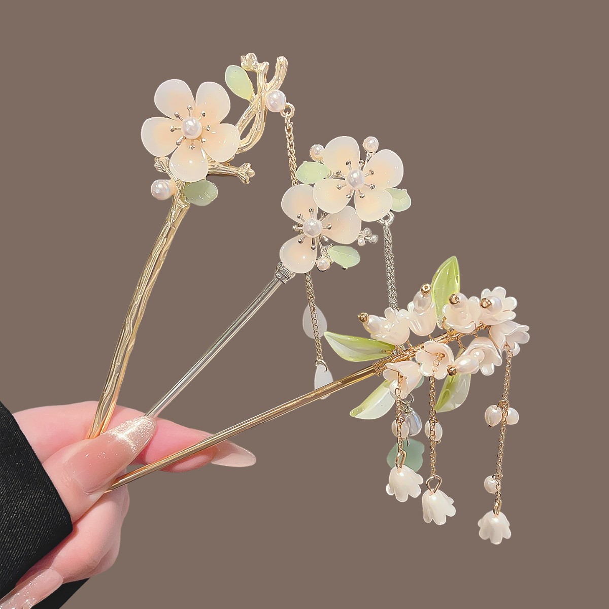 Vintage Chinese Style Tassel H - Pearl Hair Pin ulasan dan harga