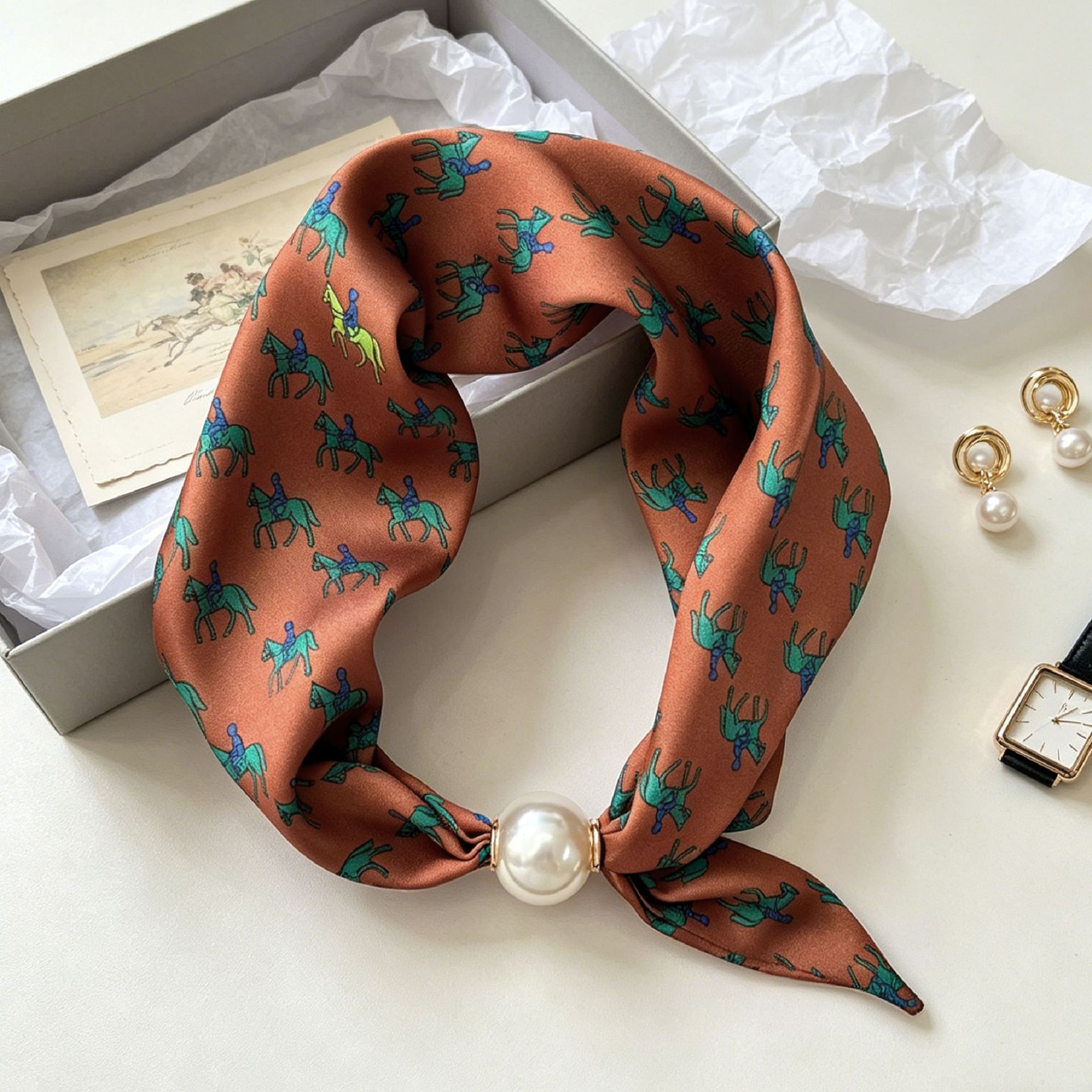 Luxury Knight Pearl Magnetic S - Women'S Accessories For Neck ulasan dan harga