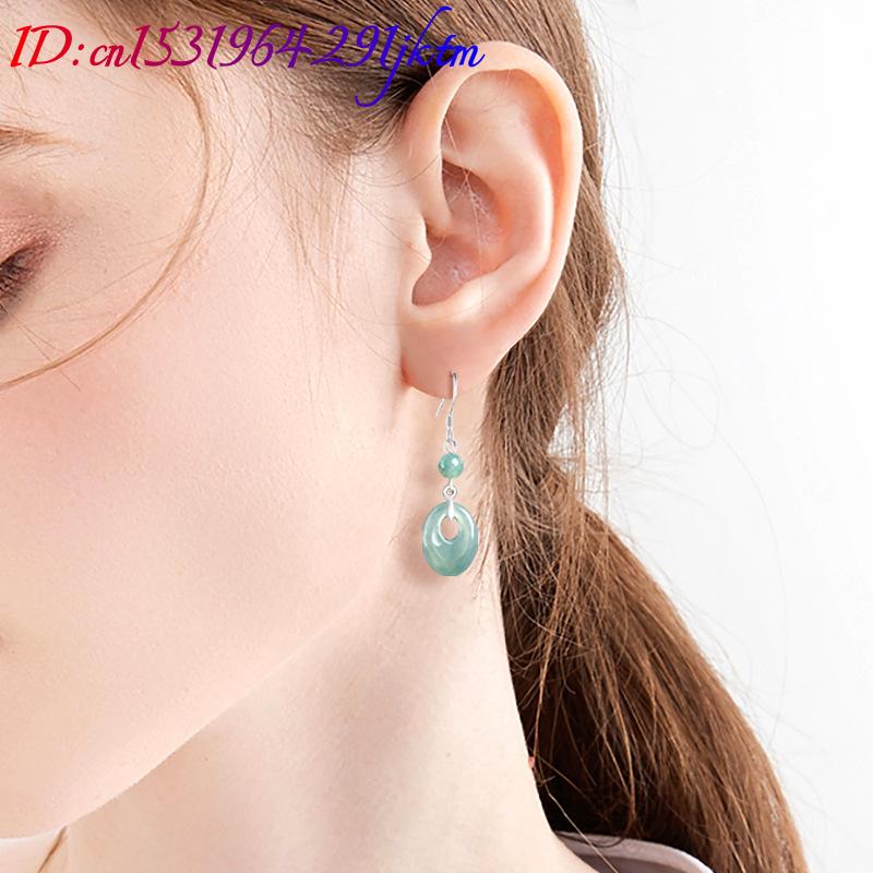 Myanmar Jadeite Ring Earrings  - Women'S Accessories ulasan dan harga