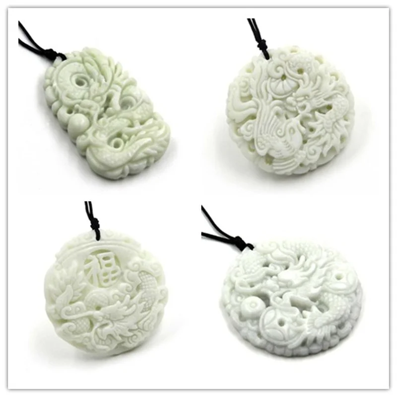 Natural White jade Dragon Phoe - Women'S Accessories ulasan dan harga