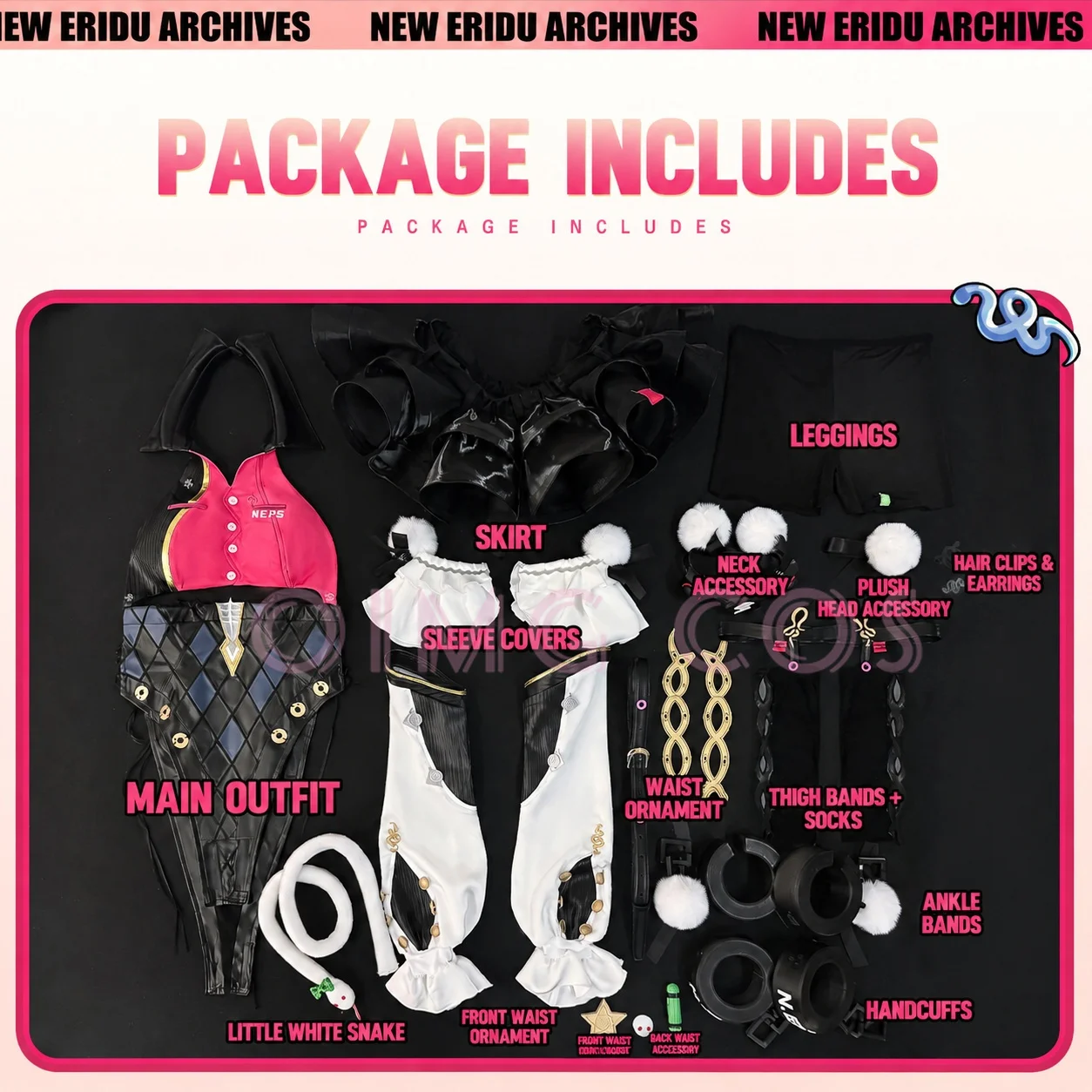 Zenless Zone Zero Cissia Cospl - Women Accessories Set ulasan dan harga