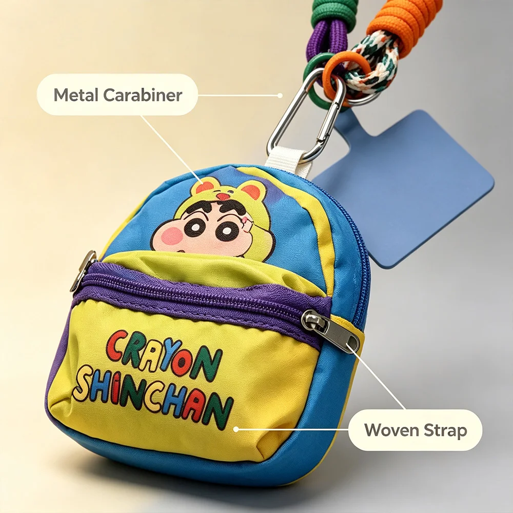 Crayon Shin-chan Mini Lanyard  - Women Accessories Holder ulasan dan harga