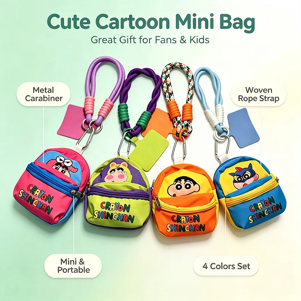 Crayon Shin-chan Mini Lanyard  - Women Accessories Holder ulasan dan harga