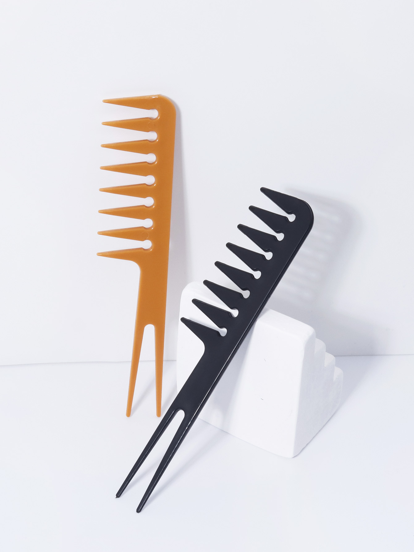 Double Fork Wide Tooth Comb, D - Women'S African Accessories ulasan dan harga