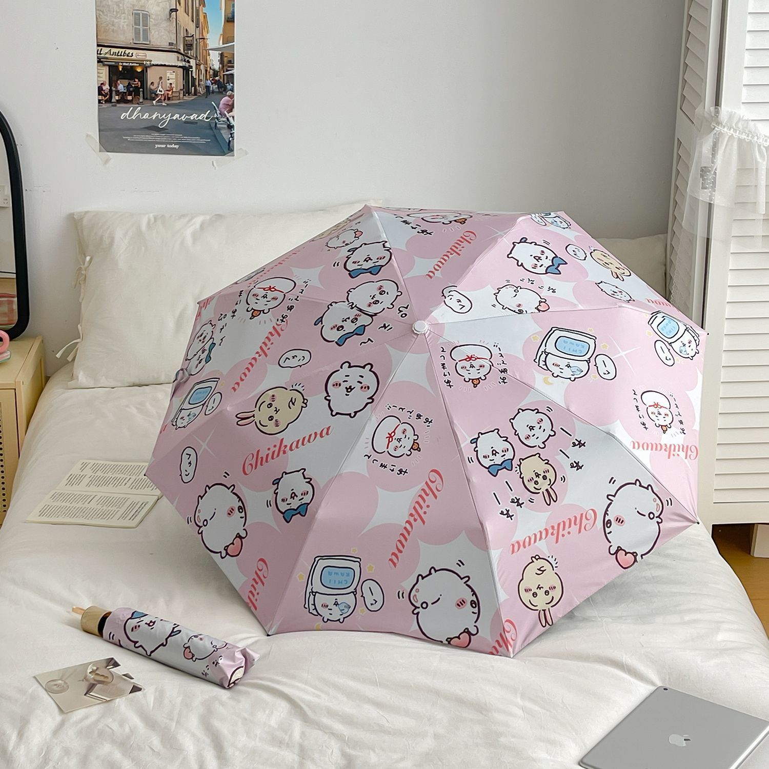 Chiikawa Hachiware Usagi Black - Women'S Accessories Flannels ulasan dan harga