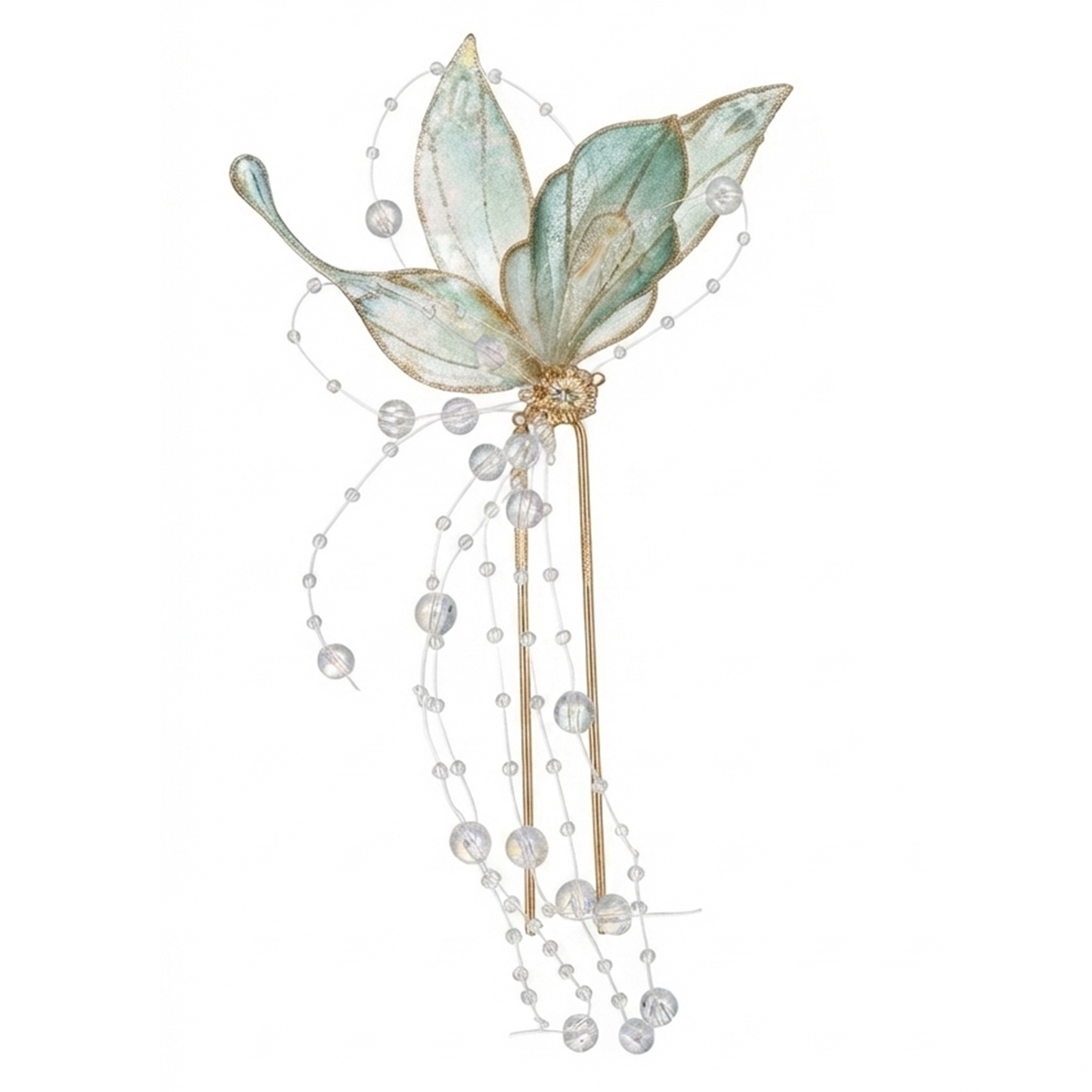Women Butterfly Tassel Hairpin - Pearl Hair Pin ulasan dan harga