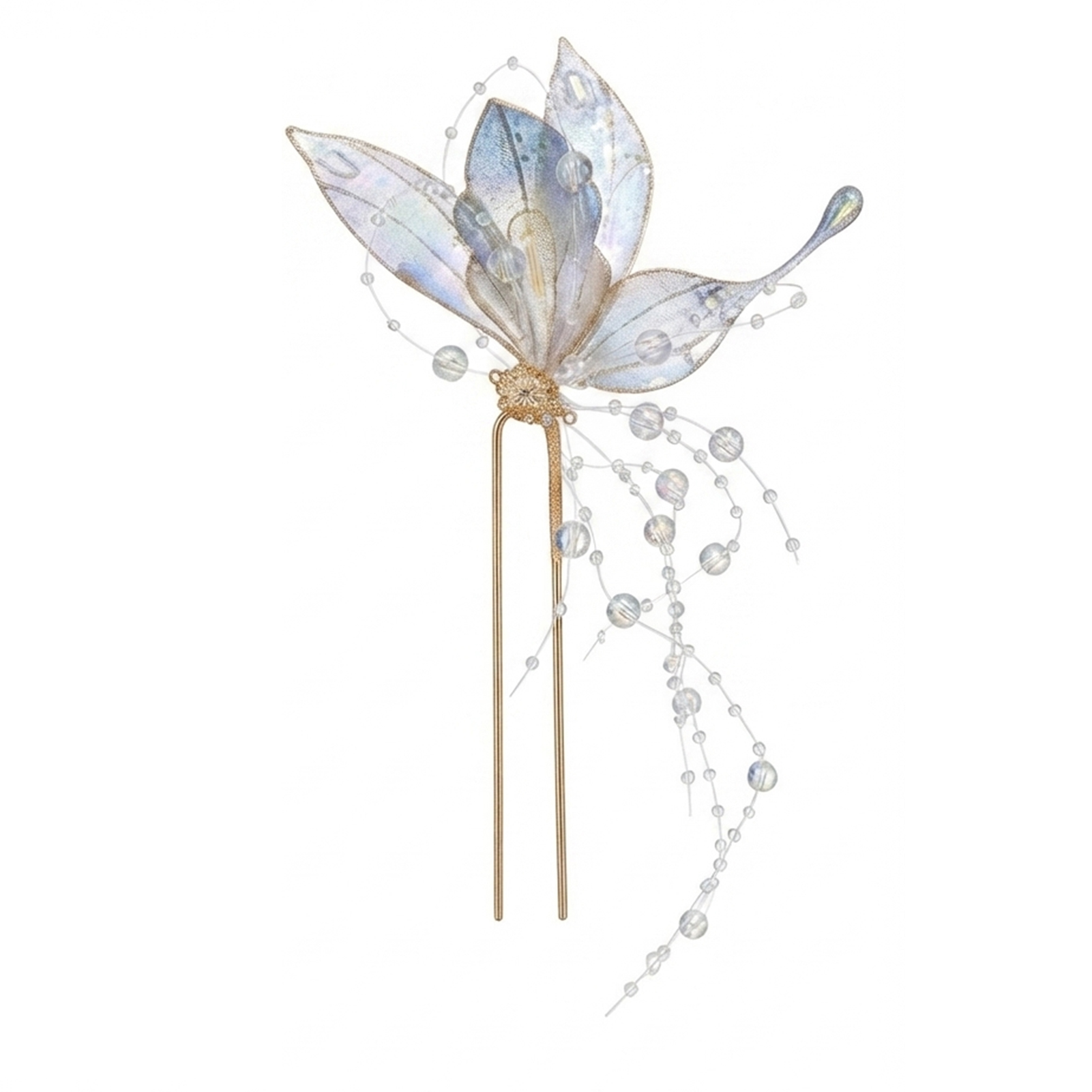 Women Butterfly Tassel Hairpin - Pearl Hair Pin ulasan dan harga