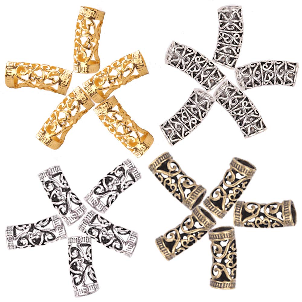 5Pcs/Bag Loc Jewelry for Hair  - Women'S African Accessories ulasan dan harga