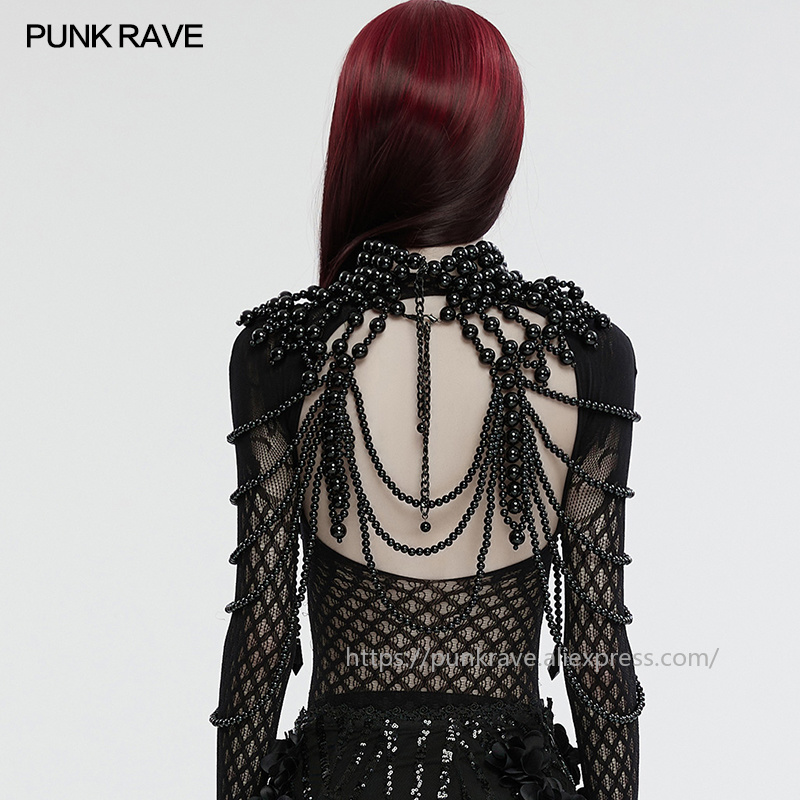 PUNK RAVE Women's Gothic Skull - Women'S Accessories For Neck ulasan dan harga