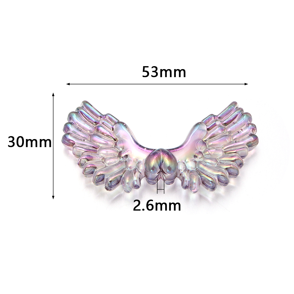 5pcs/lot AB Color Angel Wings  - Women Accessories Pack ulasan dan harga