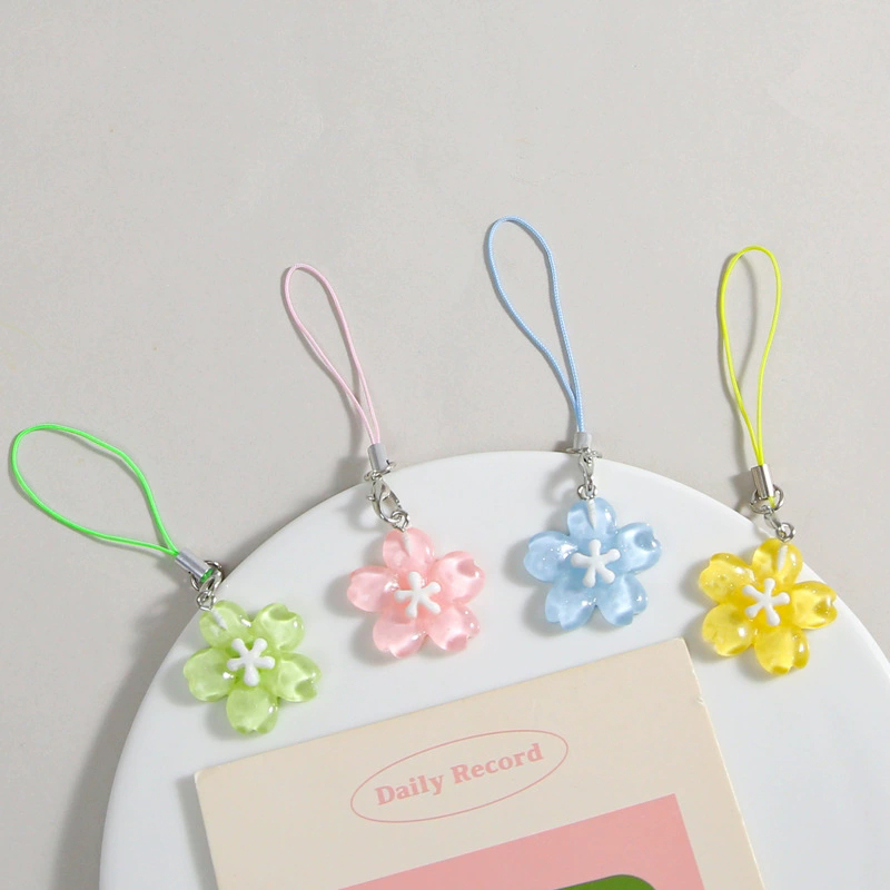Colorful Resin Flower Phone Ch - Women Accessories Pack ulasan dan harga