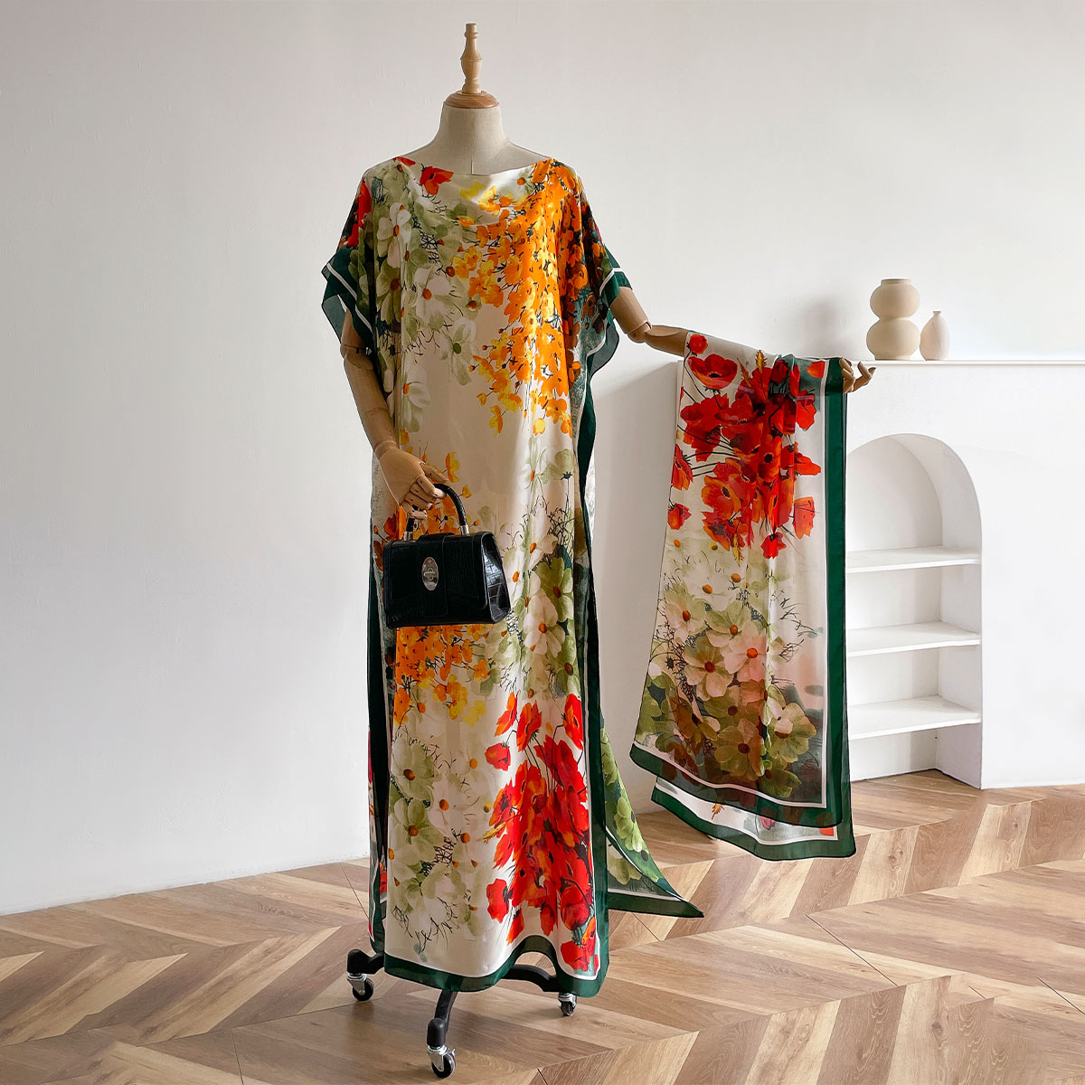 Women's Long Shawl Dubai Fashi - Women'S African Accessories ulasan dan harga