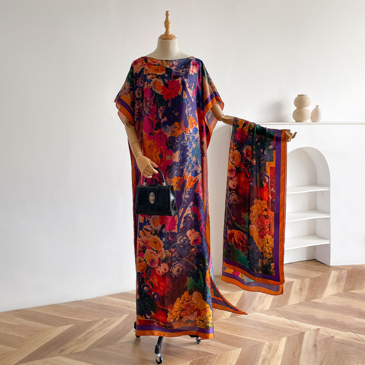 Women's Long Shawl Dubai Fashi - Women'S African Accessories ulasan dan harga