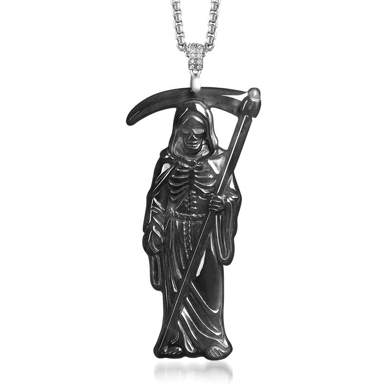 Myanmar Jadeite Grim Reaper Pe - Women'S Accessories ulasan dan harga
