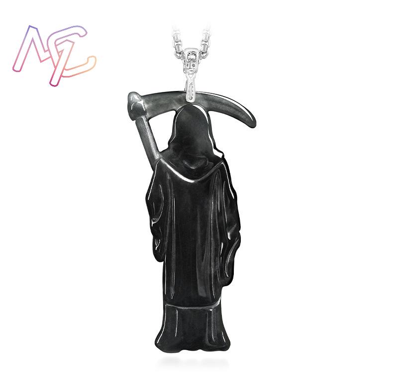 Myanmar Jadeite Grim Reaper Pe - Women'S Accessories ulasan dan harga