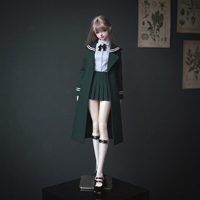 1/3 1/4 1/6 Scale School Style - Women'S Accessories Flannels ulasan dan harga